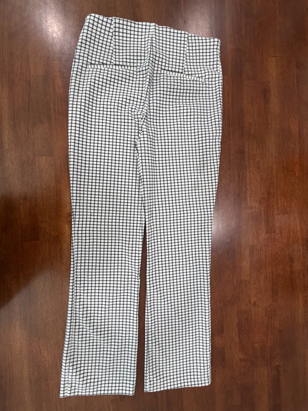 Rachel Zoe Black and White Windowpane Plaid pants